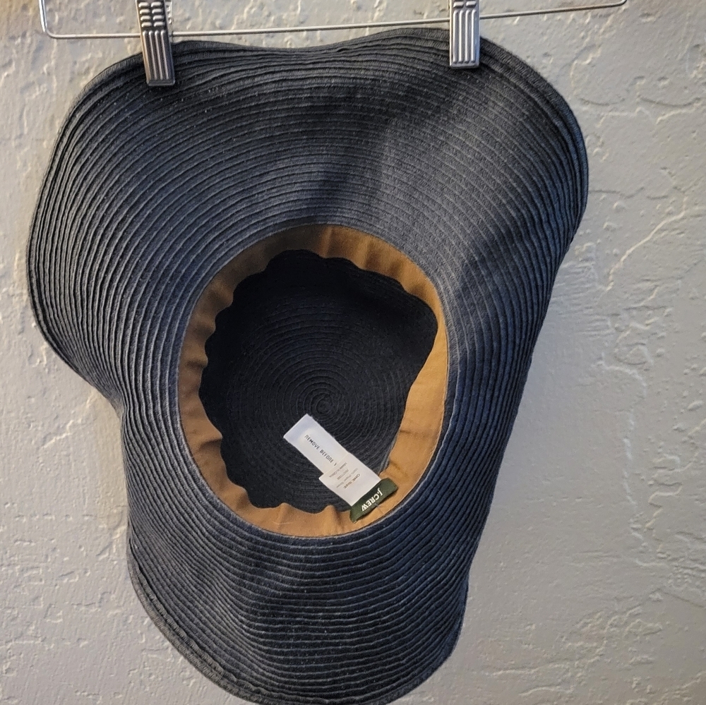 J.Crew Blue Straw Hat One Size - Picture 2 of 7